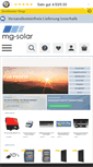 Mobile Screenshot of mg-solar-shop.de